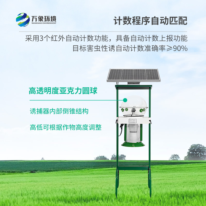 水稻田害蟲性誘智能監(jiān)測系統(tǒng),幫助水稻種植健康生長